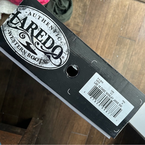 🌼Women Laredo Janis Floral Western Cowgirl Mid-Calf Genuine Leather Floral Boot - Picture 11 of 12